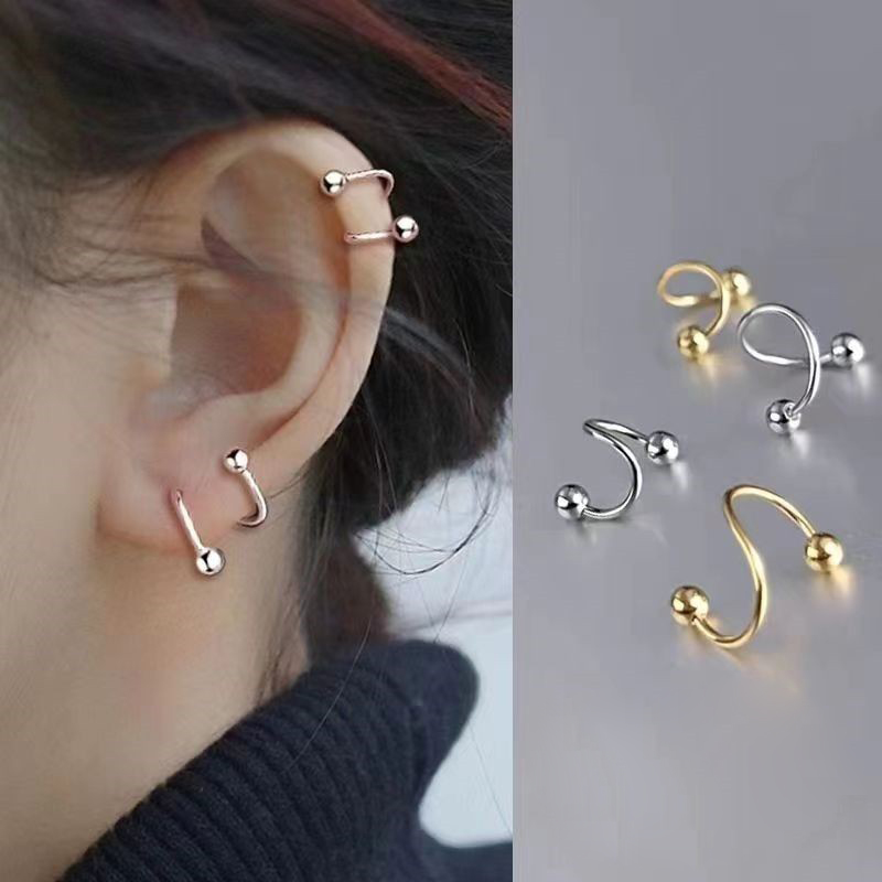 Body Jewelry Lip Ring - Kadın Spiral Küpeler Delici Takılar Çok