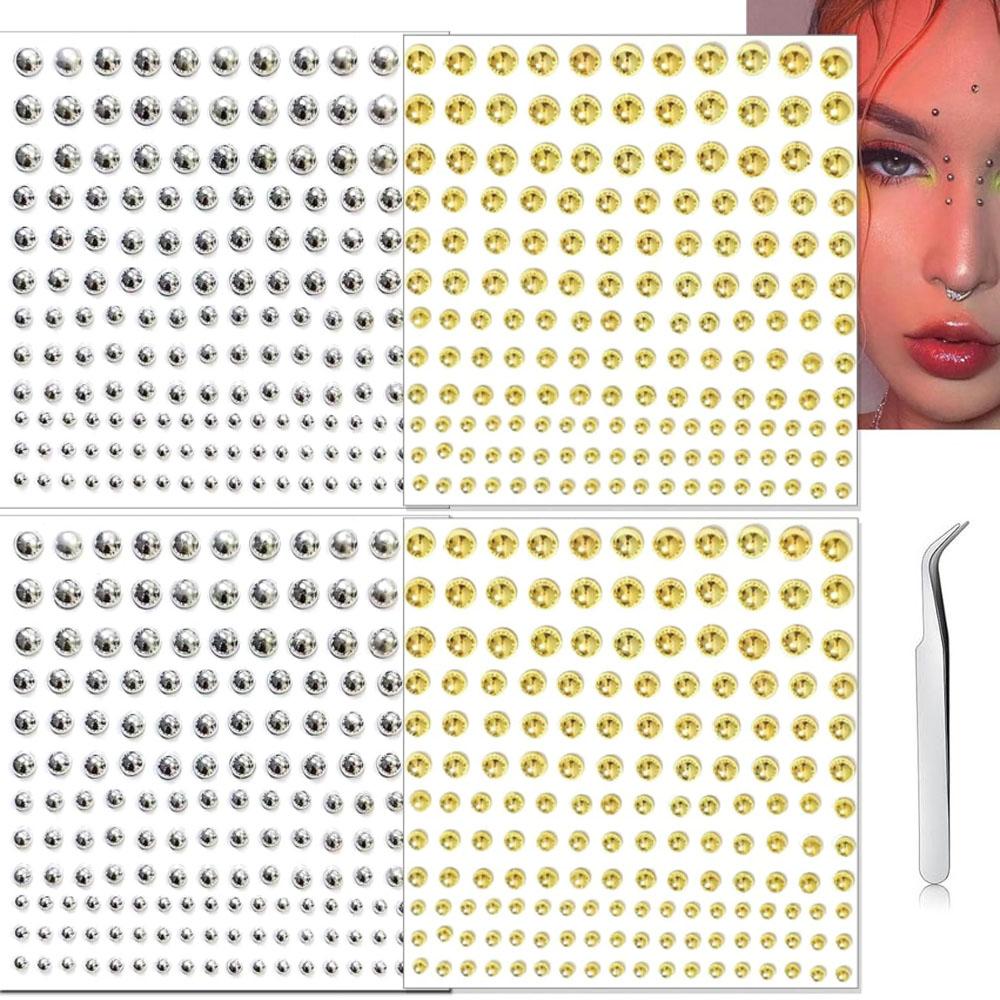 Body Jewelry Lip Ring - 661 Adet Set Yüz Sahte Piercingleri