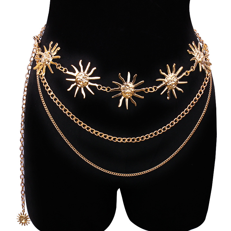 Body Jewellery - Tıknaz Çok Katmanlı Punk Gotik Ay