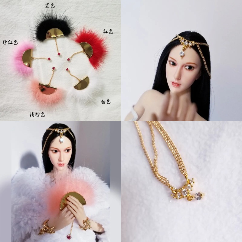 Body Jewelry Real Diamonds - Stokta 1/6 Ölçekli Aksiyon Figürleri Fan