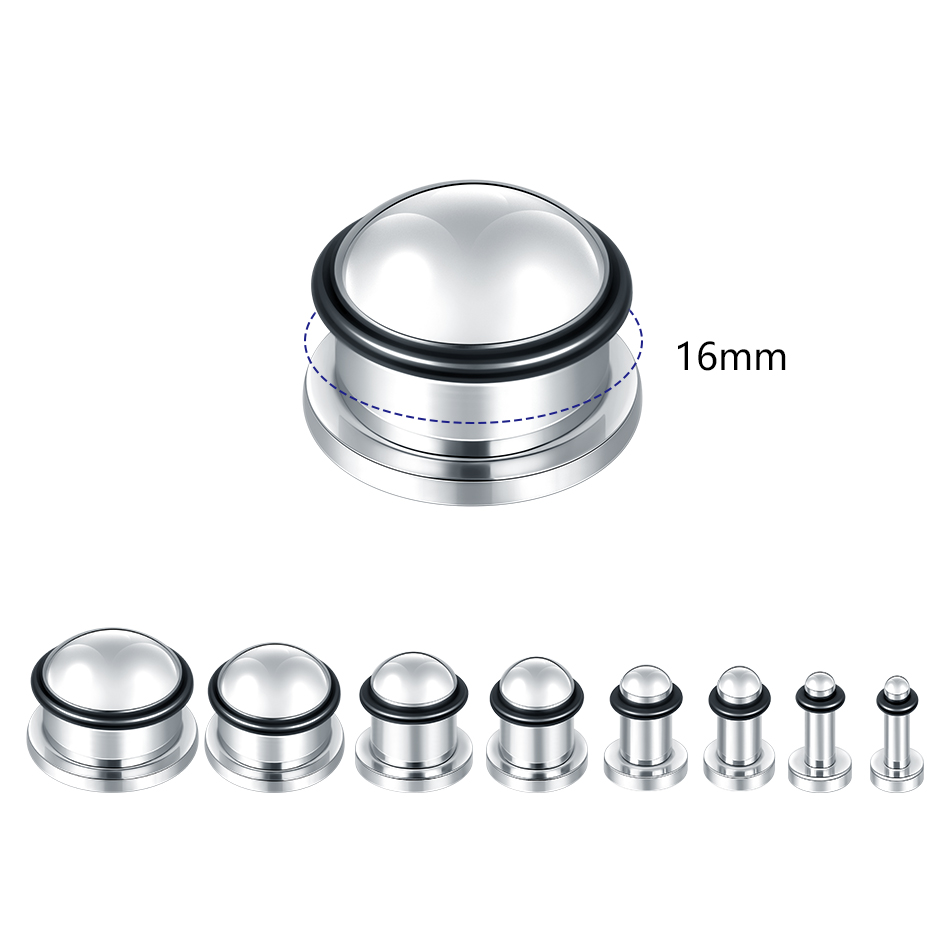 1 çift Paslanmaz Çelik Kulak T - Body Jewelry Gauges incelemesi ve fiyatı