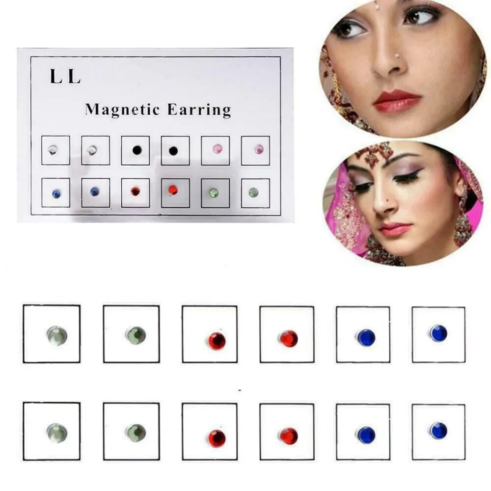 12 adet/kart sahte dolandırıcı - Body Jewelry Lip Ring incelemesi ve fiyatı
