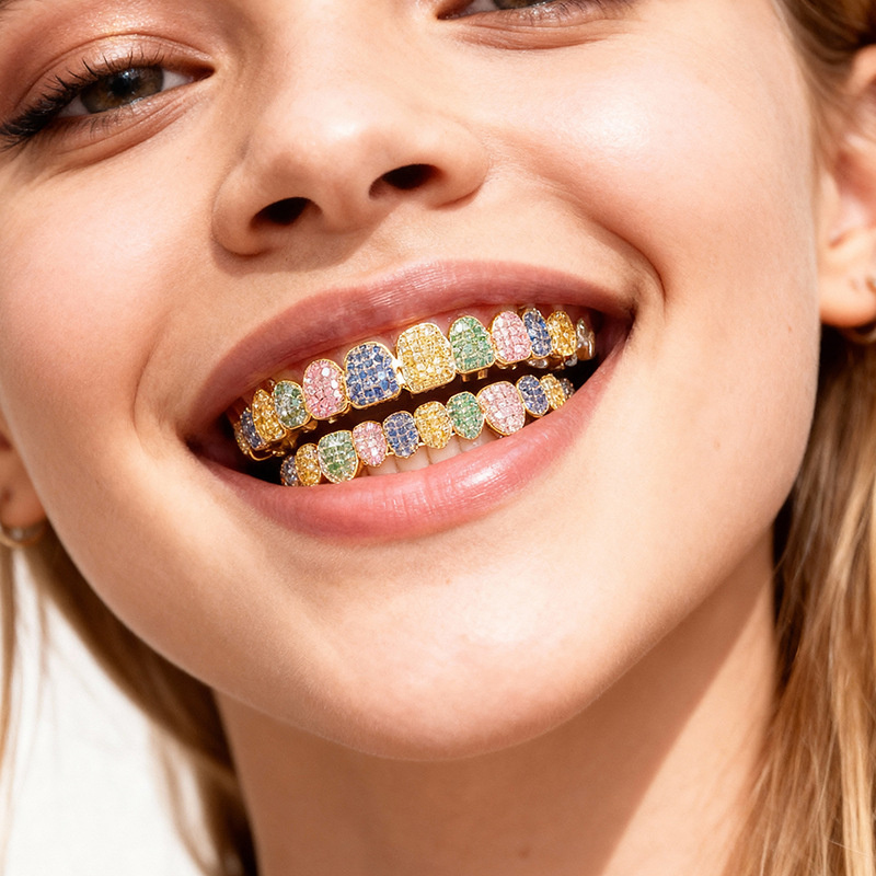 Yeni Zarif Hip-Hop Tam Elmas K - Body Jewelry Real Diamonds incelemesi ve fiyatı