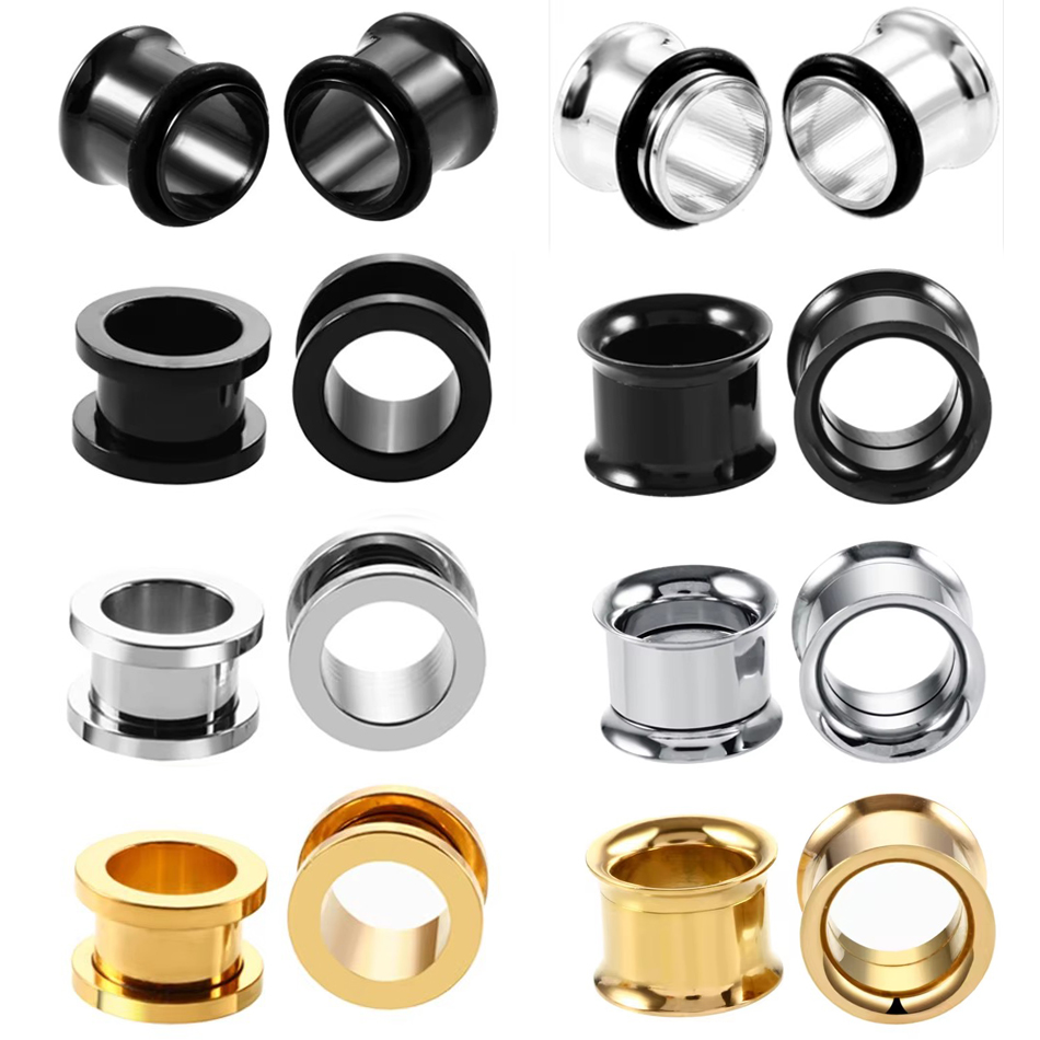 1 çift Paslanmaz Çelik Kulak T - Body Jewelry Gauges incelemesi ve fiyatı