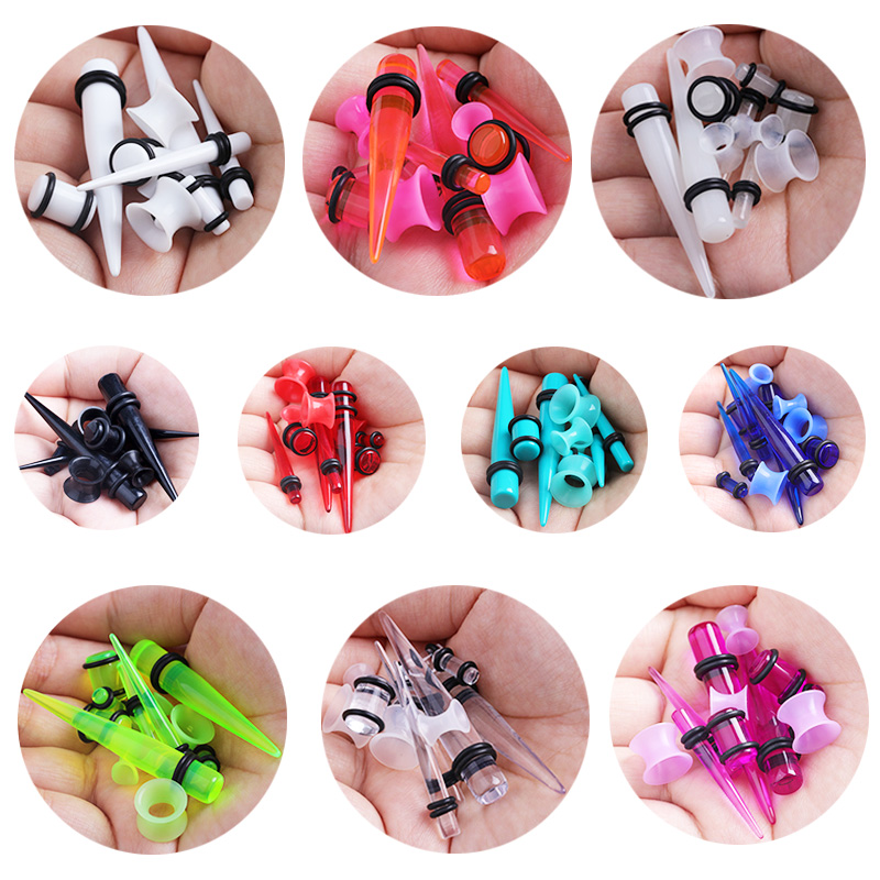 50 adet Akrilik Spike Kulak Gö - Body Jewelry Gauges incelemesi ve fiyatı