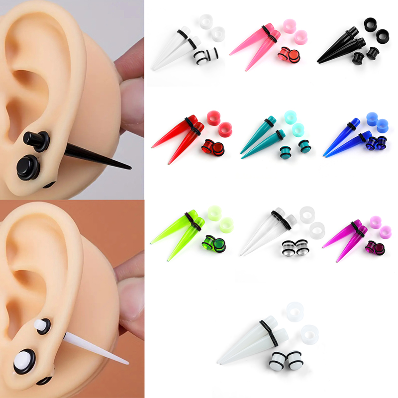 50 adet Akrilik Spike Kulak Gö - Body Jewelry Gauges incelemesi ve fiyatı