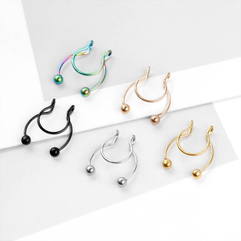 20G Sahte Burun Halkaları Klip - Body Jewelry Lip Ring incelemesi ve fiyatı