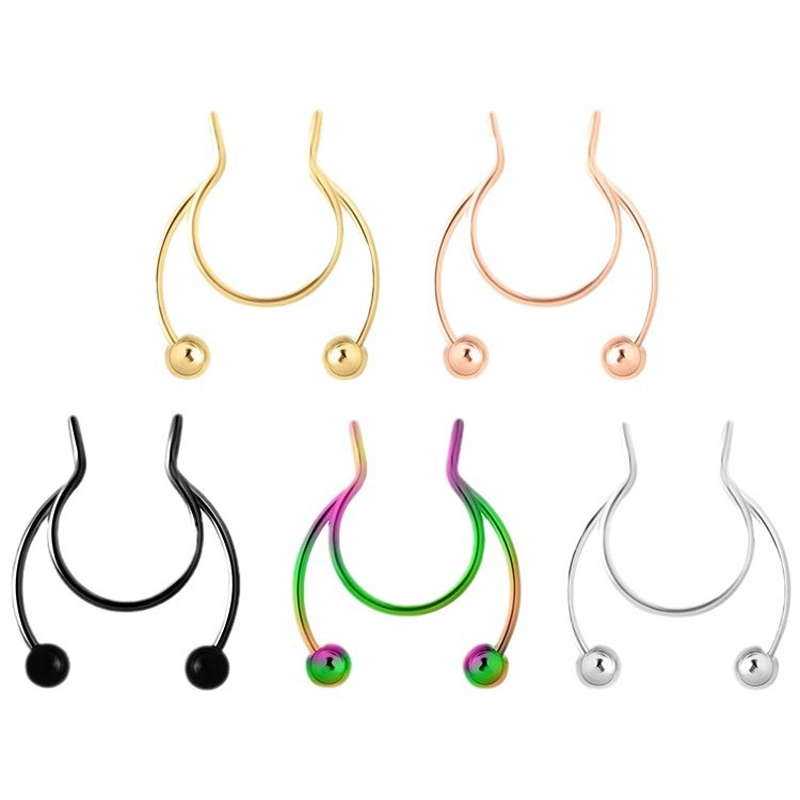 20G Sahte Burun Halkaları Klip - Body Jewelry Lip Ring incelemesi ve fiyatı