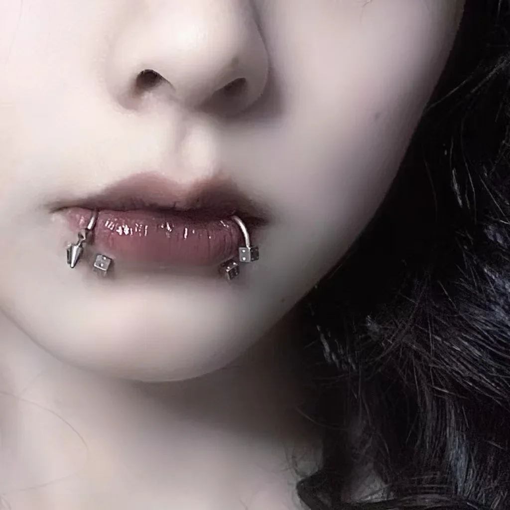 10 adet Punk Burun Halkası Bir - Body Jewelry Lip Ring incelemesi ve fiyatı