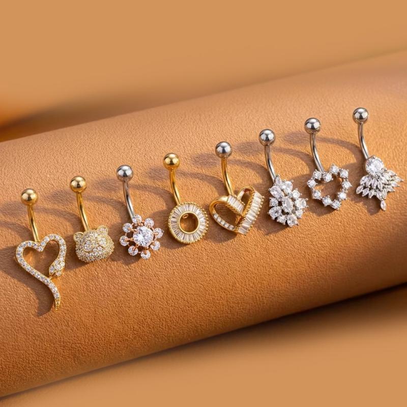 Kelebek Çiçek Göbek Halkaları  - Body Jewelry Charms incelemesi ve fiyatı