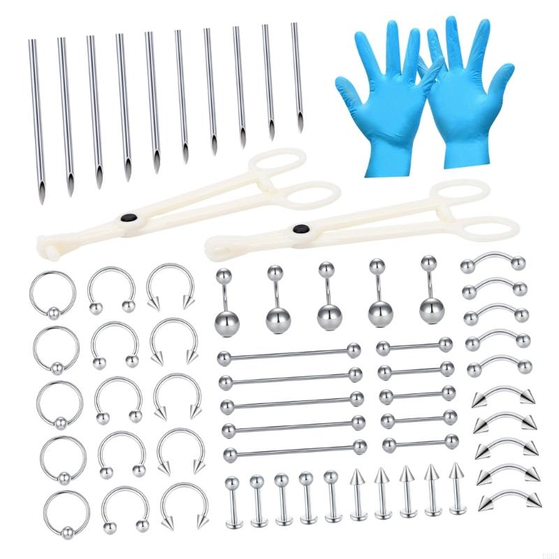 Komple 64 Adet Pirsing Takı Se - Body Jewelry Gauges incelemesi ve fiyatı