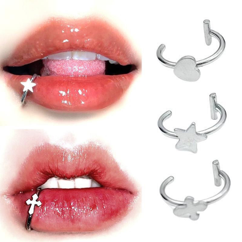 1 Adet Paslanmaz Çelik Sahte B - Body Jewelry Lip Ring incelemesi ve fiyatı