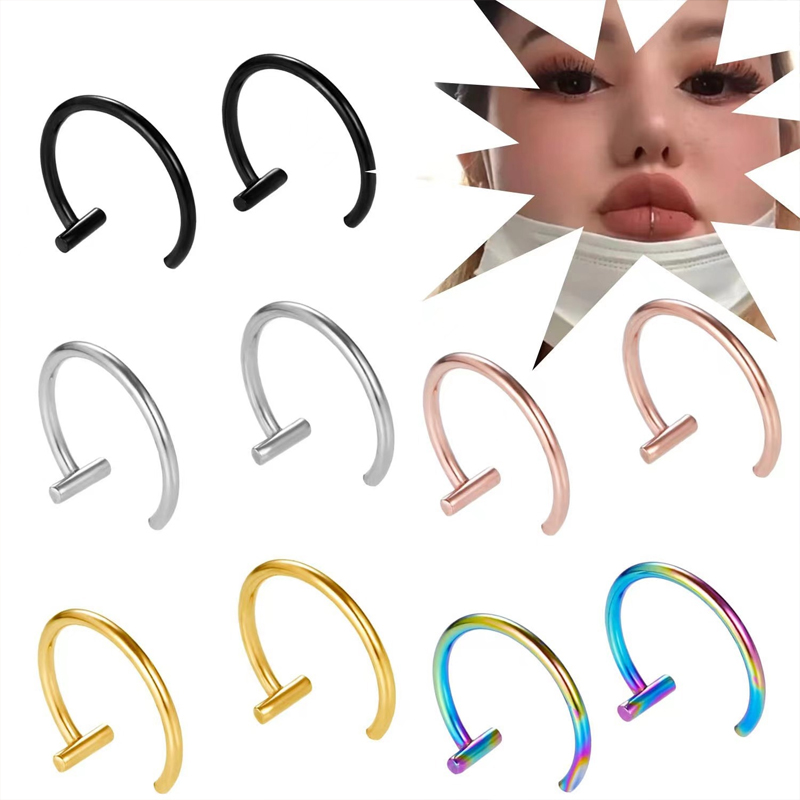 18G Cerrahi Çelik Dudak Halkas - Body Jewelry Lip Ring incelemesi ve fiyatı