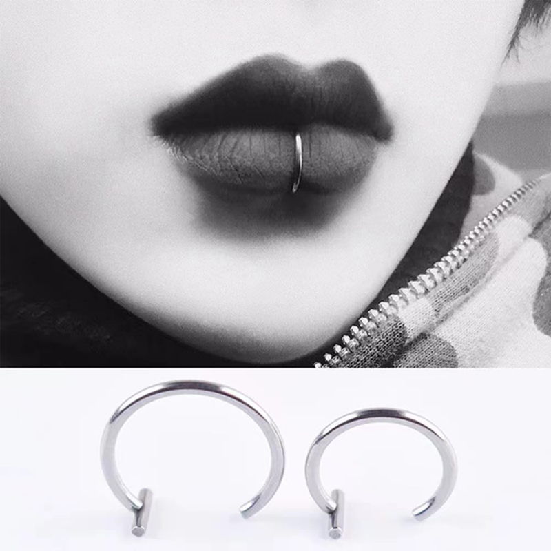 18G Cerrahi Çelik Dudak Halkas - Body Jewelry Lip Ring incelemesi ve fiyatı
