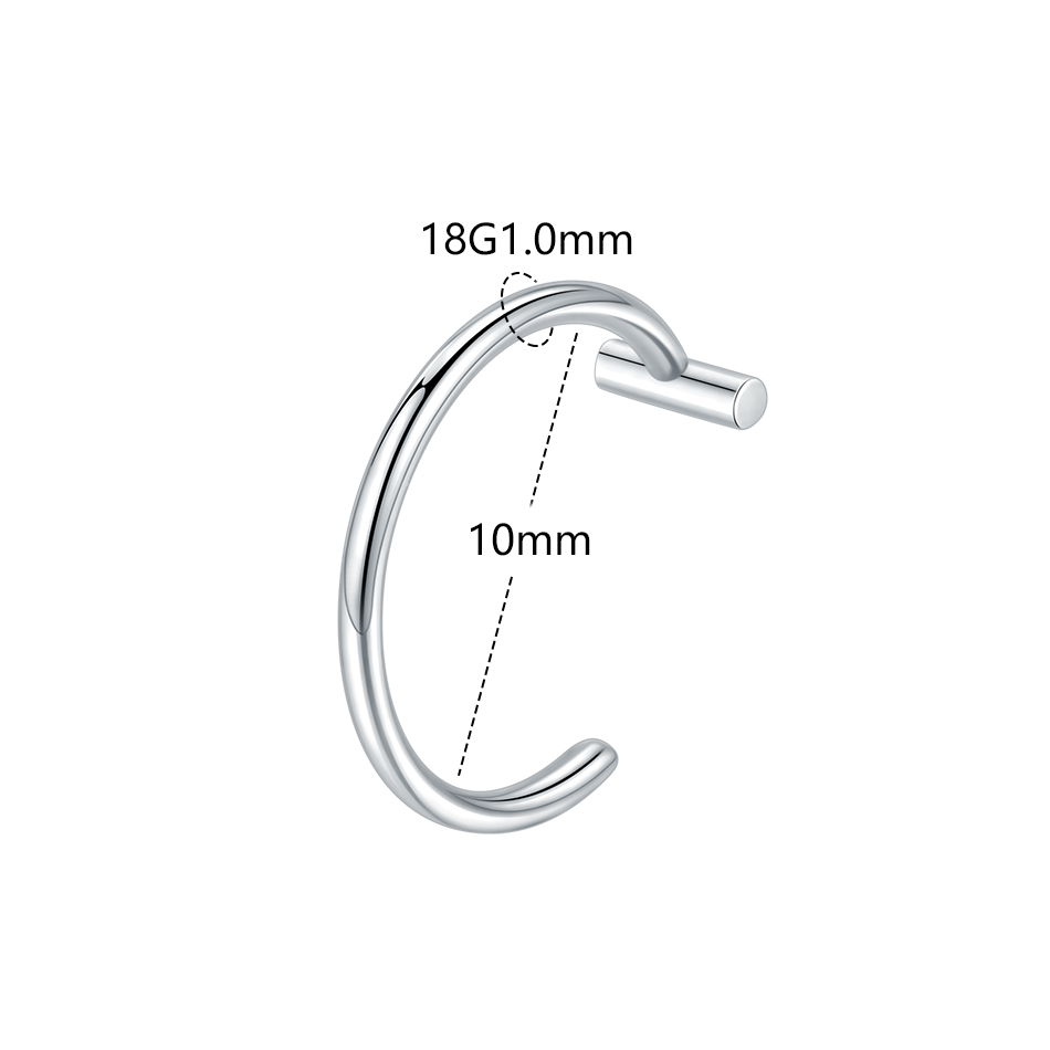 1 adet paslanmaz çelik sahte b - Body Jewelry Lip Ring incelemesi ve fiyatı