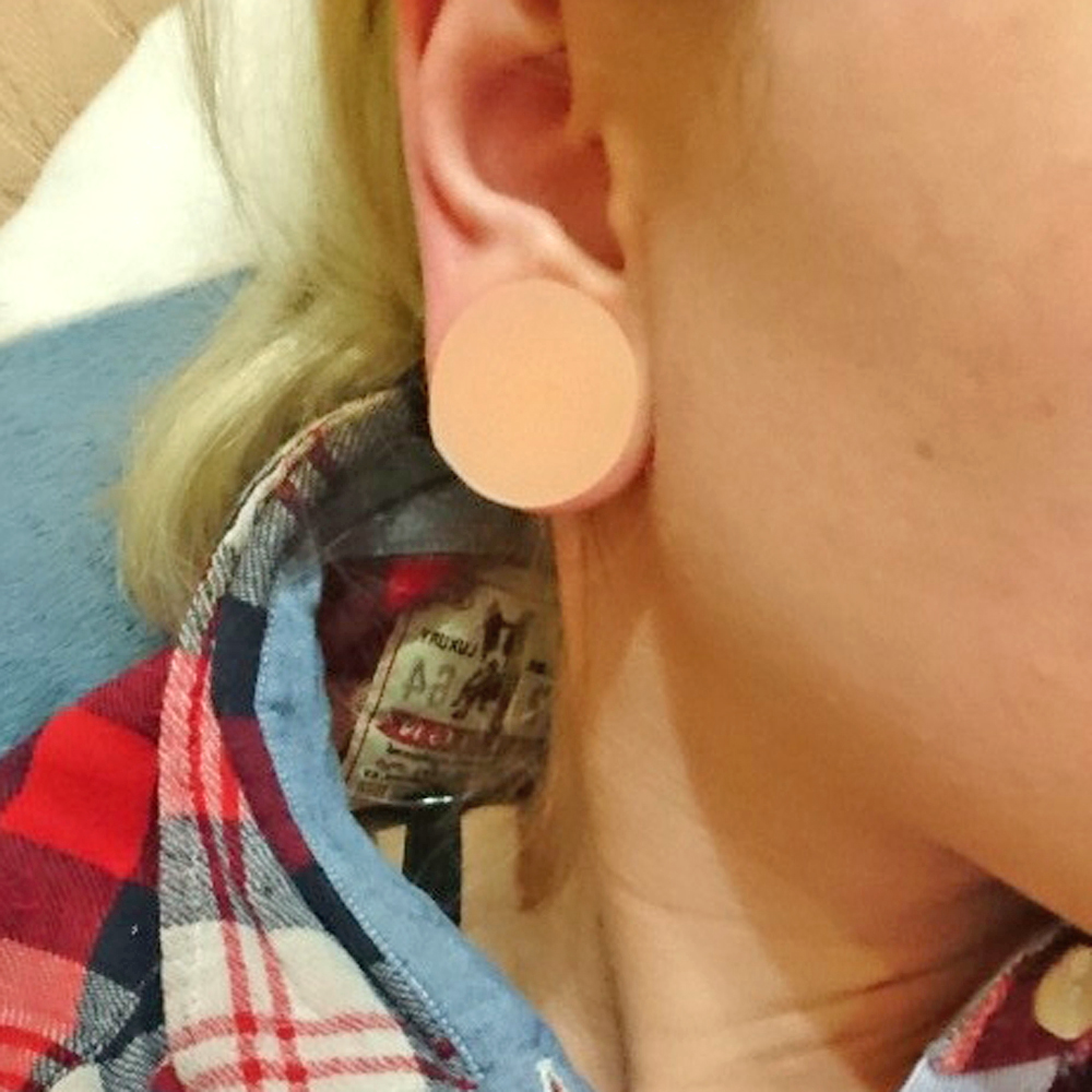 1 çift Silikon Esnek Kalın Kul - Body Jewelry Gauges incelemesi ve fiyatı