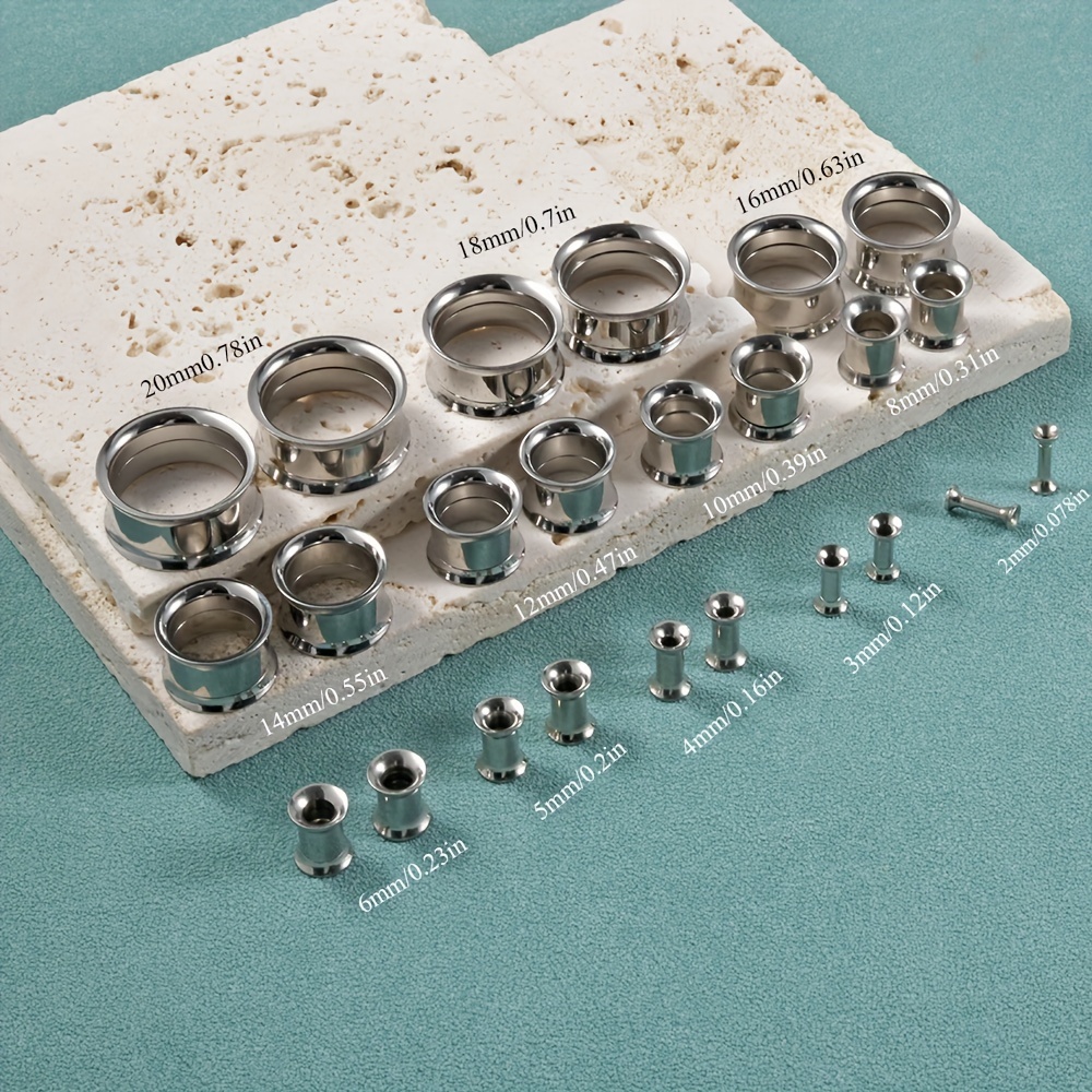 1 çift/12 çift Set paslanmaz ç - Body Jewelry Gauges incelemesi ve fiyatı