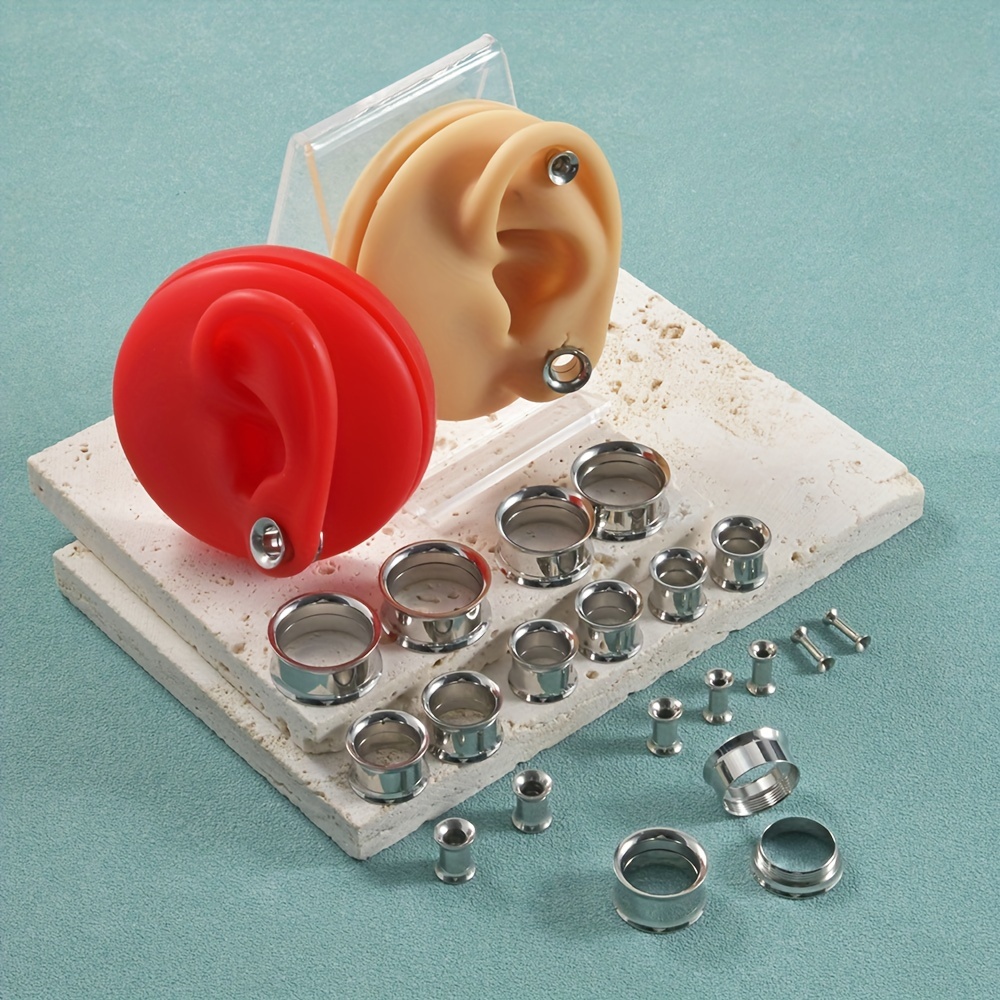 1 çift/12 çift Set paslanmaz ç - Body Jewelry Gauges incelemesi ve fiyatı