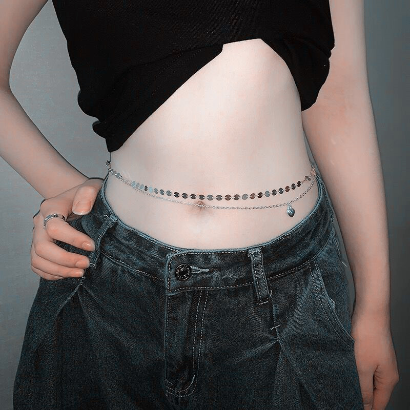 Moda basit çift katmanlı boncu - Body Jewellery incelemesi ve fiyatı