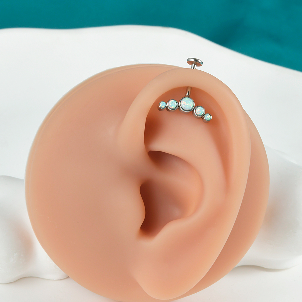 1 adet cerrahi çelik kübik zir - Body Jewelry Lip Ring incelemesi ve fiyatı